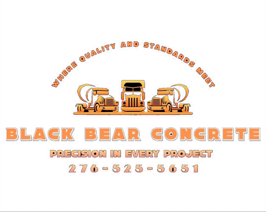 Black Bear Concrete logo